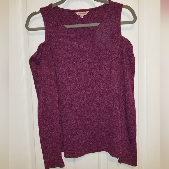 Juicy Couture Tops - Juice Couture Blouse Long Sleeve Size M Color Burgandy